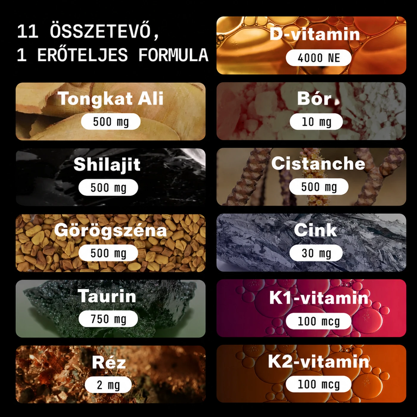 Boost természetes tesztoszteron-támogatás